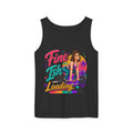 Tank Top — "Fine Ish Loading" Retro Fitness Graphic Tank for Women