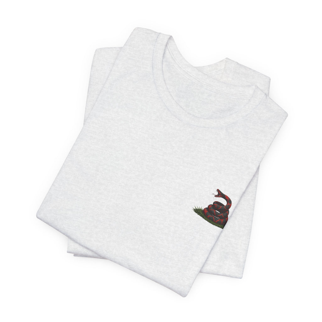 Don't Tread On Me Unisex Jersey Short Sleeve Tee Red and Black