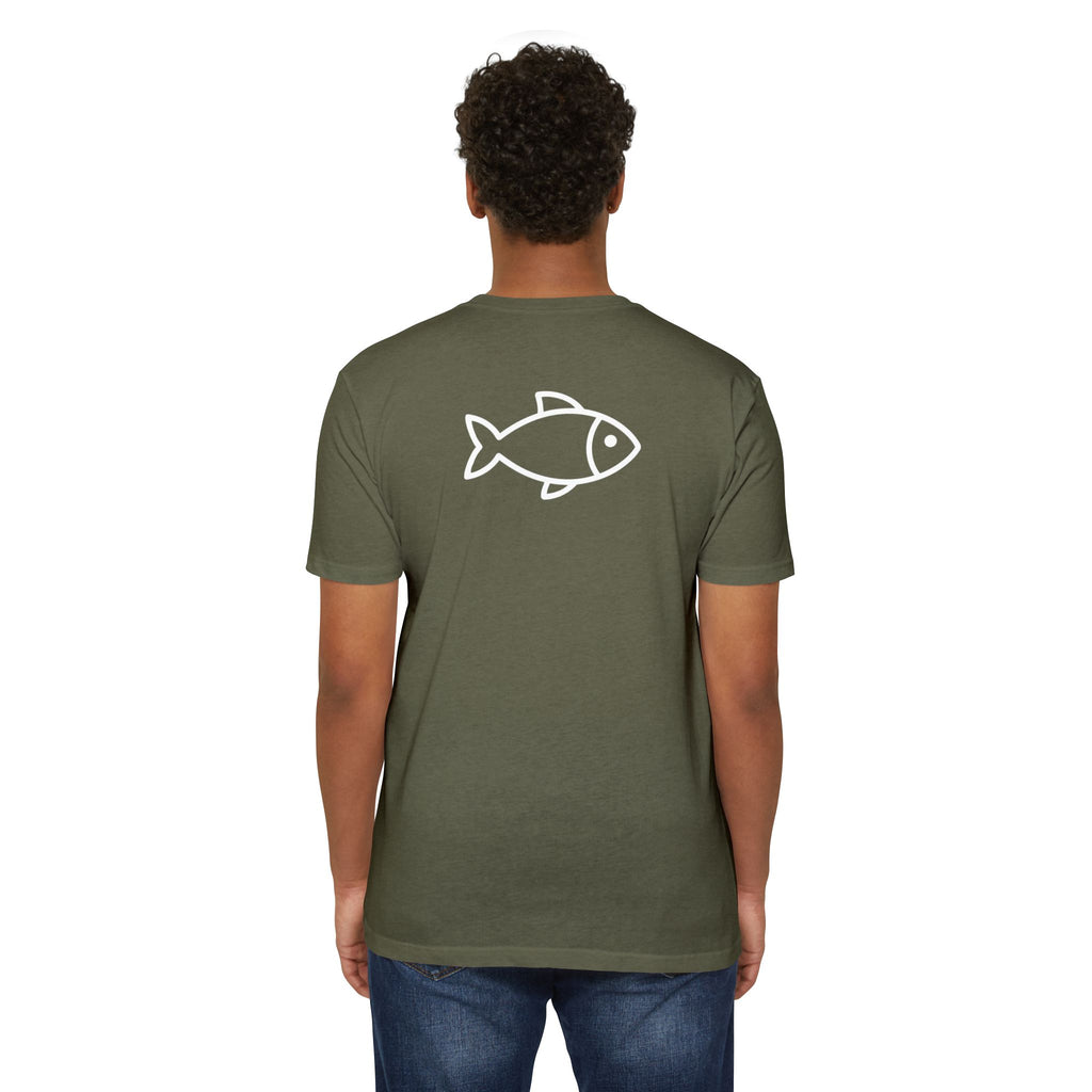 Retro Fish Reading  T-Shirt