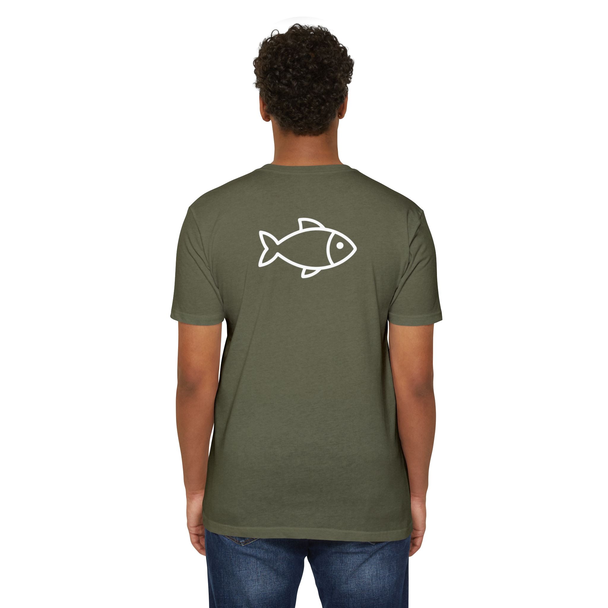 Retro Fish Reading  T-Shirt