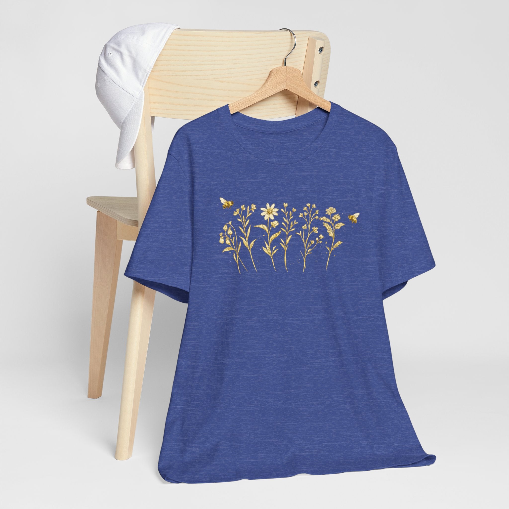 Gold Wildflower Graphic T-Shirt
