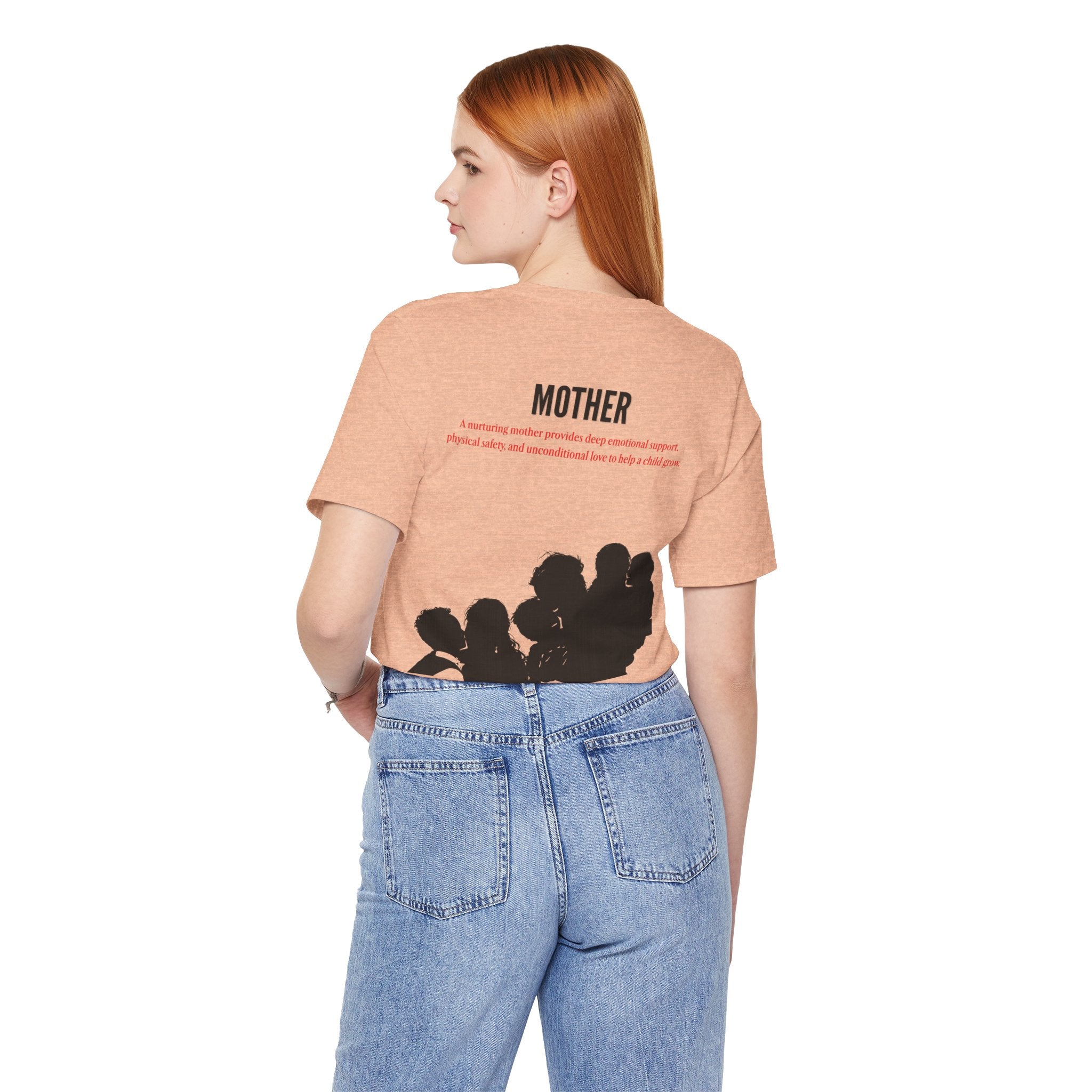 Nurturing Mother Tee — Silhouette Family Short Sleeve Shirt