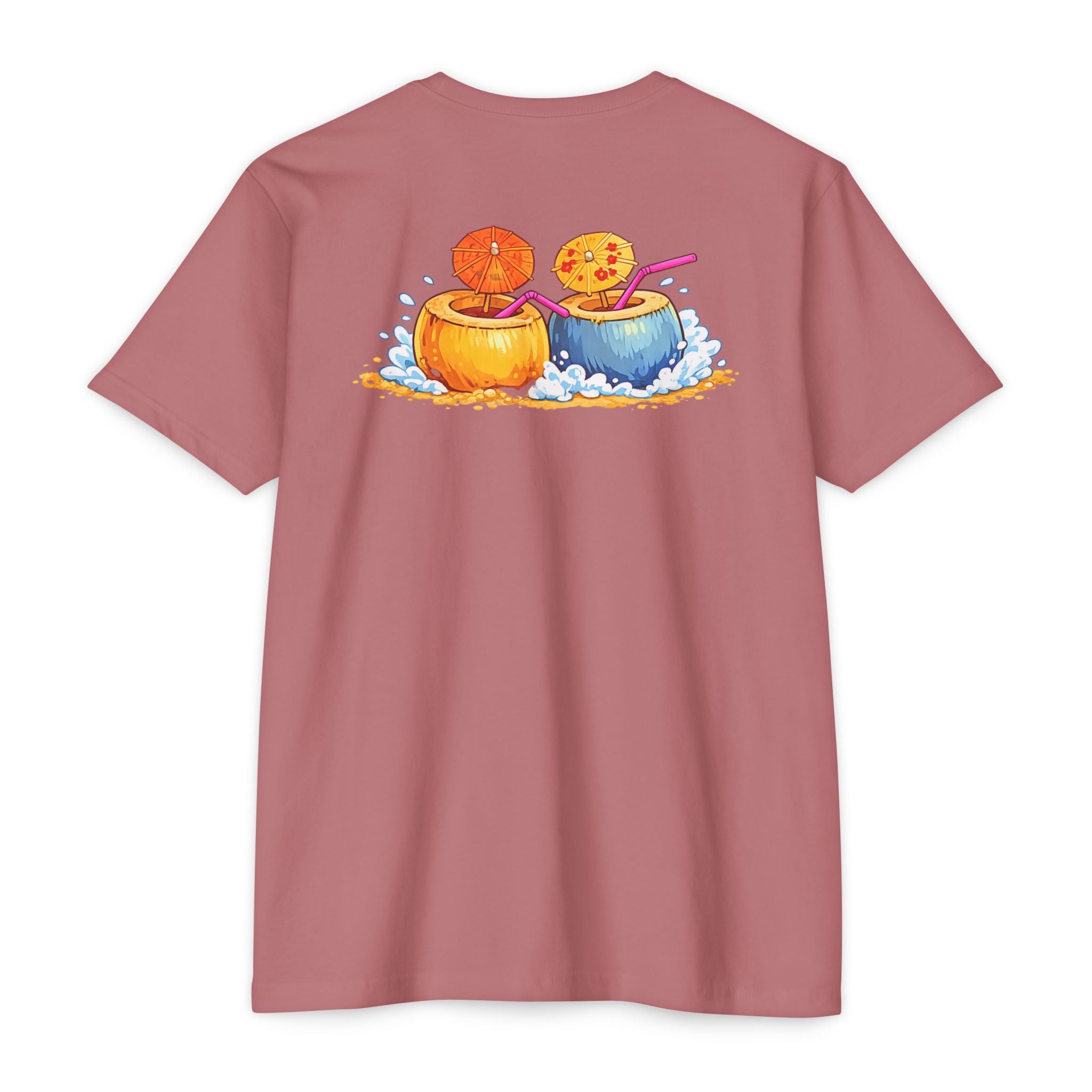 "Beaches, Vacations, & Good Drinks" Tropical Drink Tee