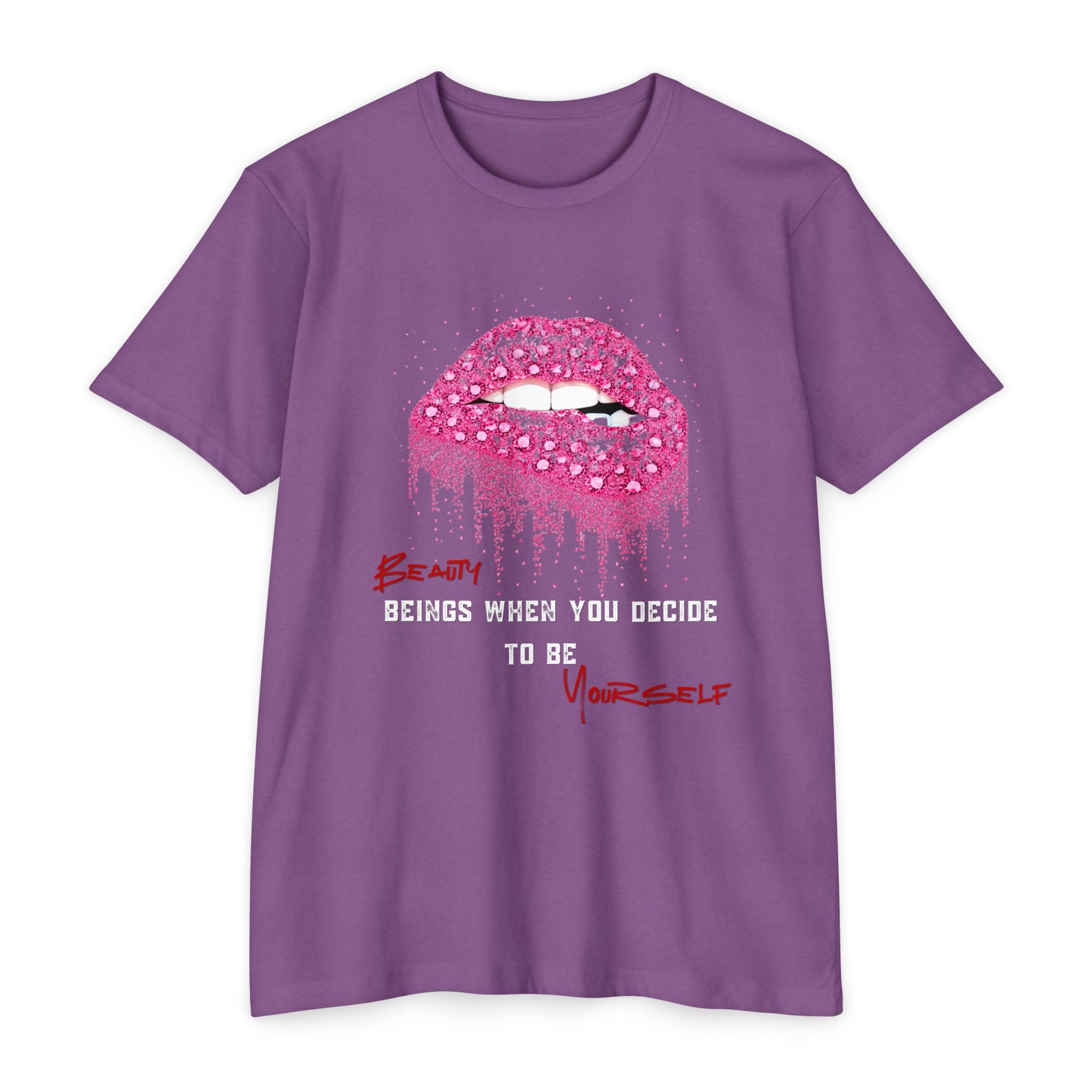 Glitter Lip  "Beauty Beings When You Decide to Be Yourself"