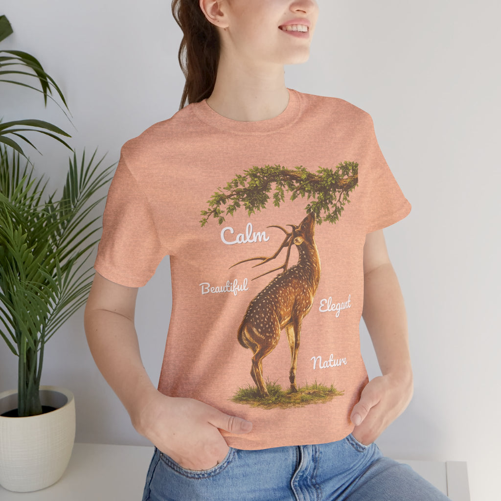 Calm Elegant Nature Deer T-Shirt