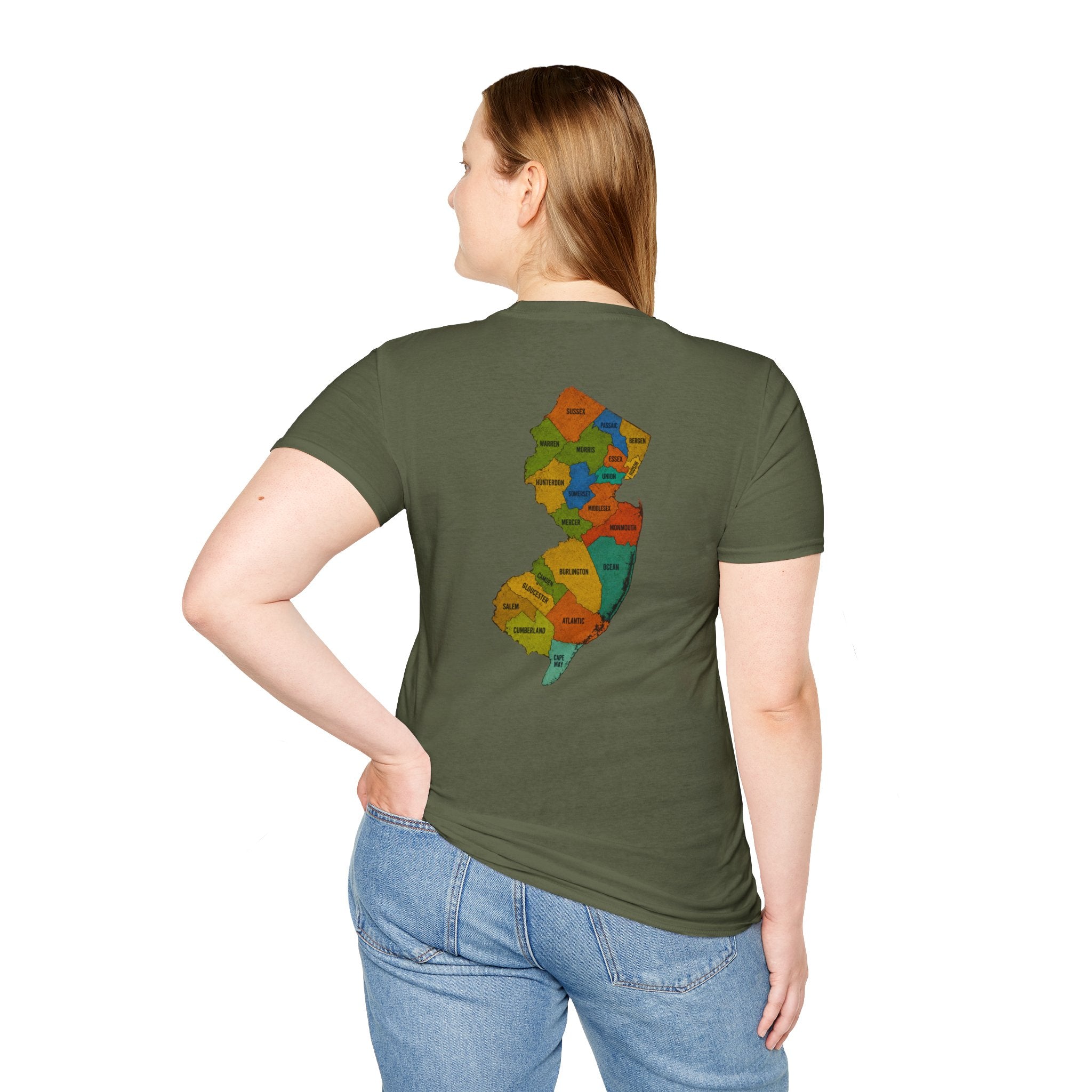 T-Shirt — "Don't Ask 100% Organic"  New Jersey State Pride Tee