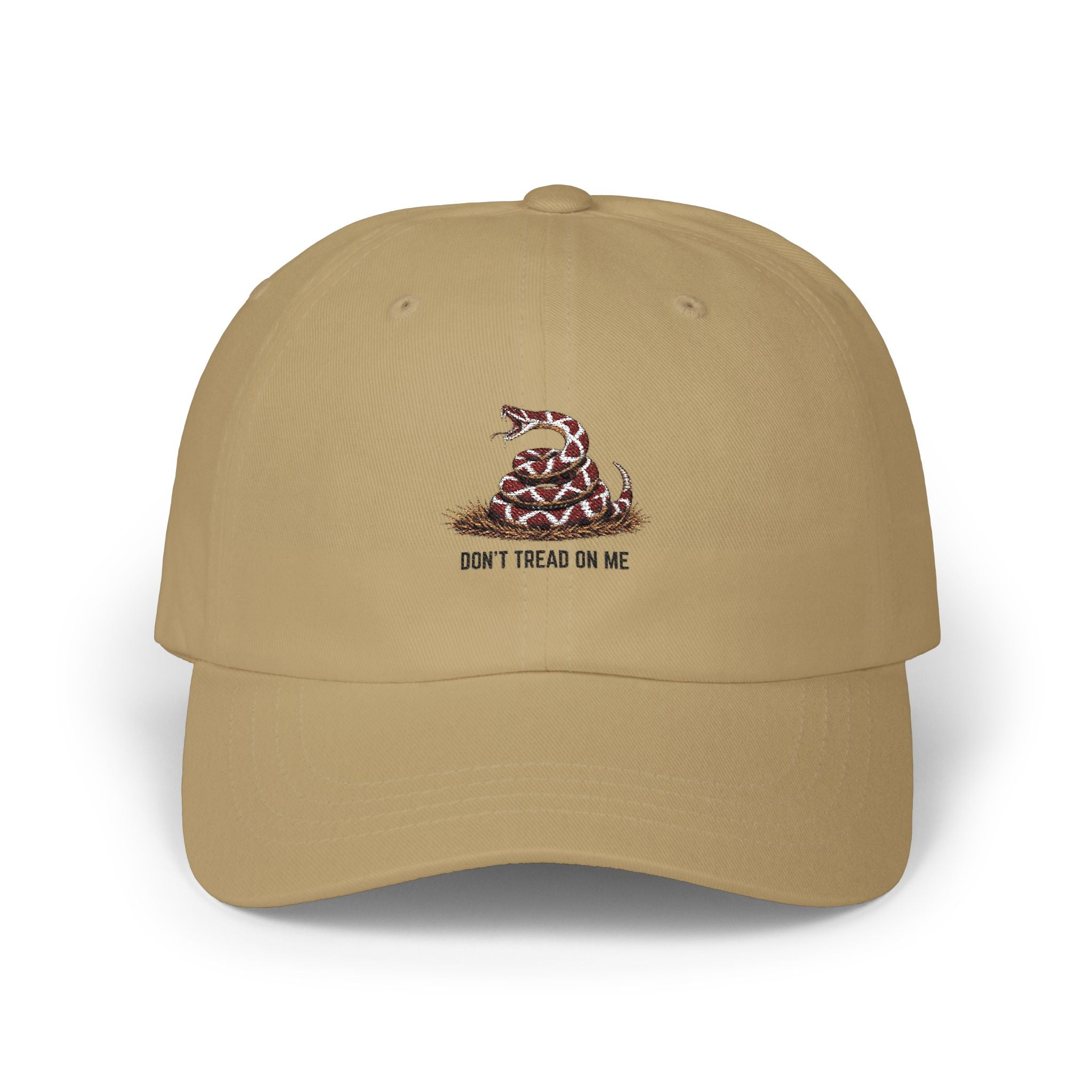Dad Cap — Gadsden Flag 'Don't Tread On Me' Embroidered Snake Hat