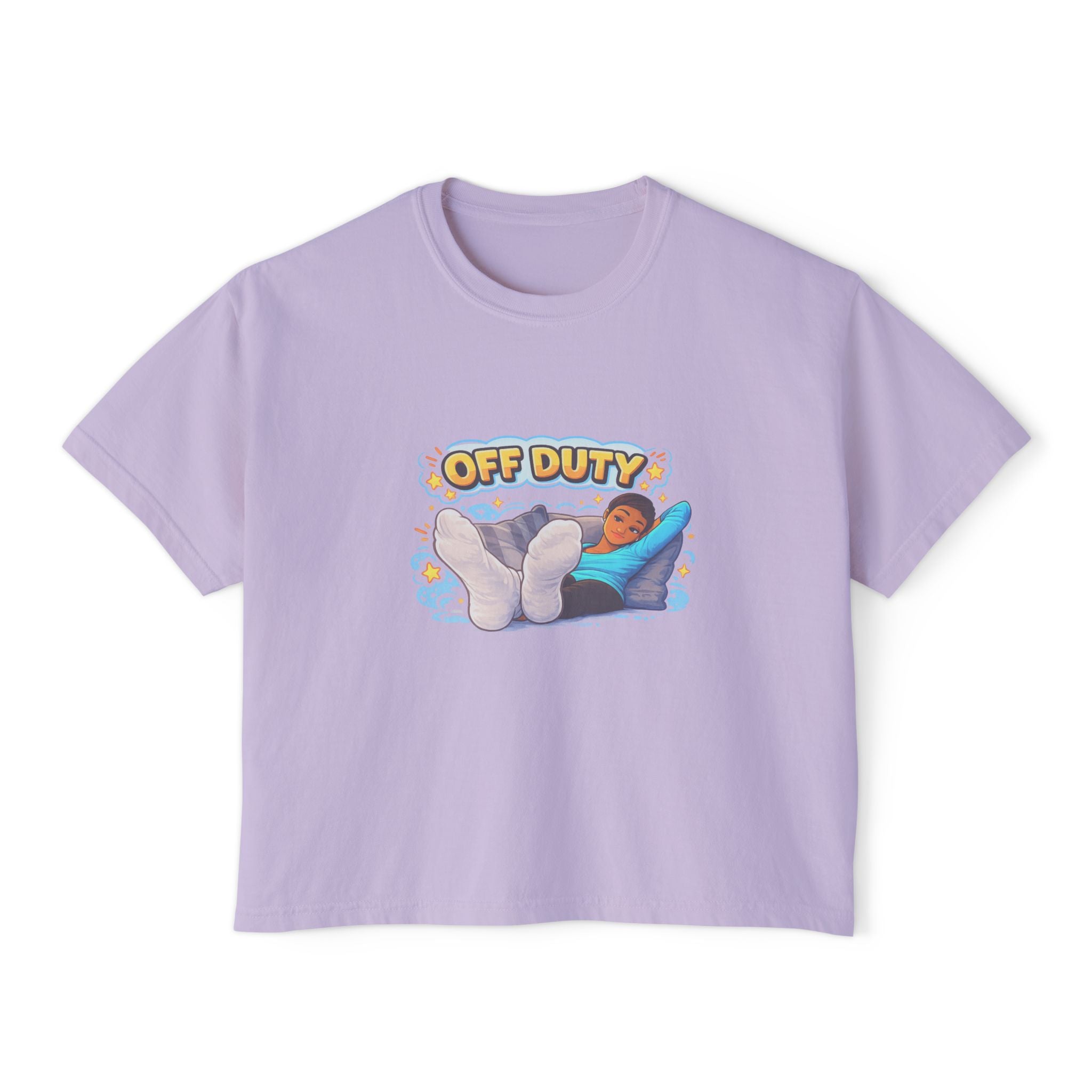Off Duty Relaxation Tee — Women’s Boxy T-Shirt