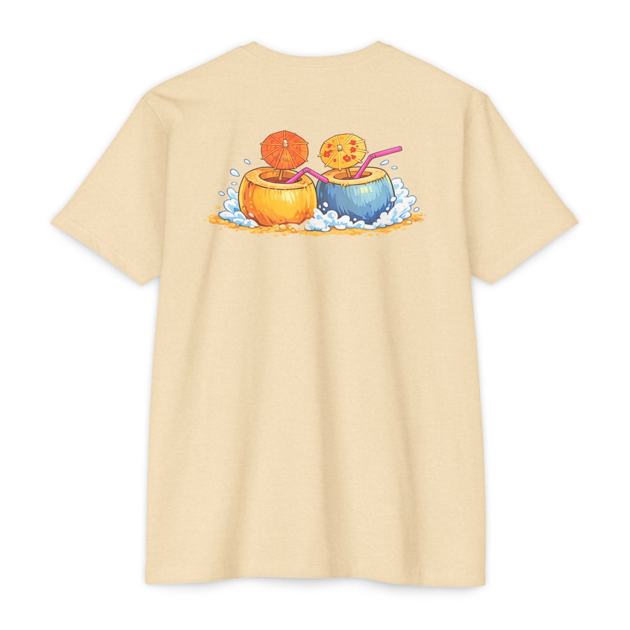 "Beaches, Vacations, & Good Drinks" Tropical Drink Tee