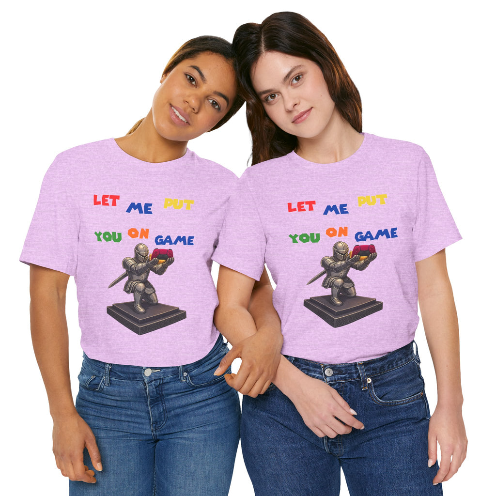 Let Me Put You On Game T-Shirt PS5 — Retro Gamer Knight Graphic Tee
