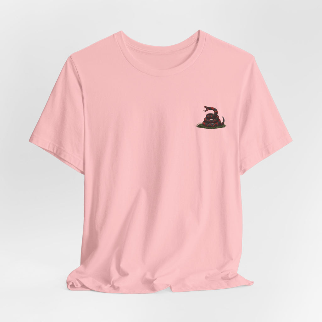Don't Tread On Me Unisex Jersey Short Sleeve Tee Red and Black
