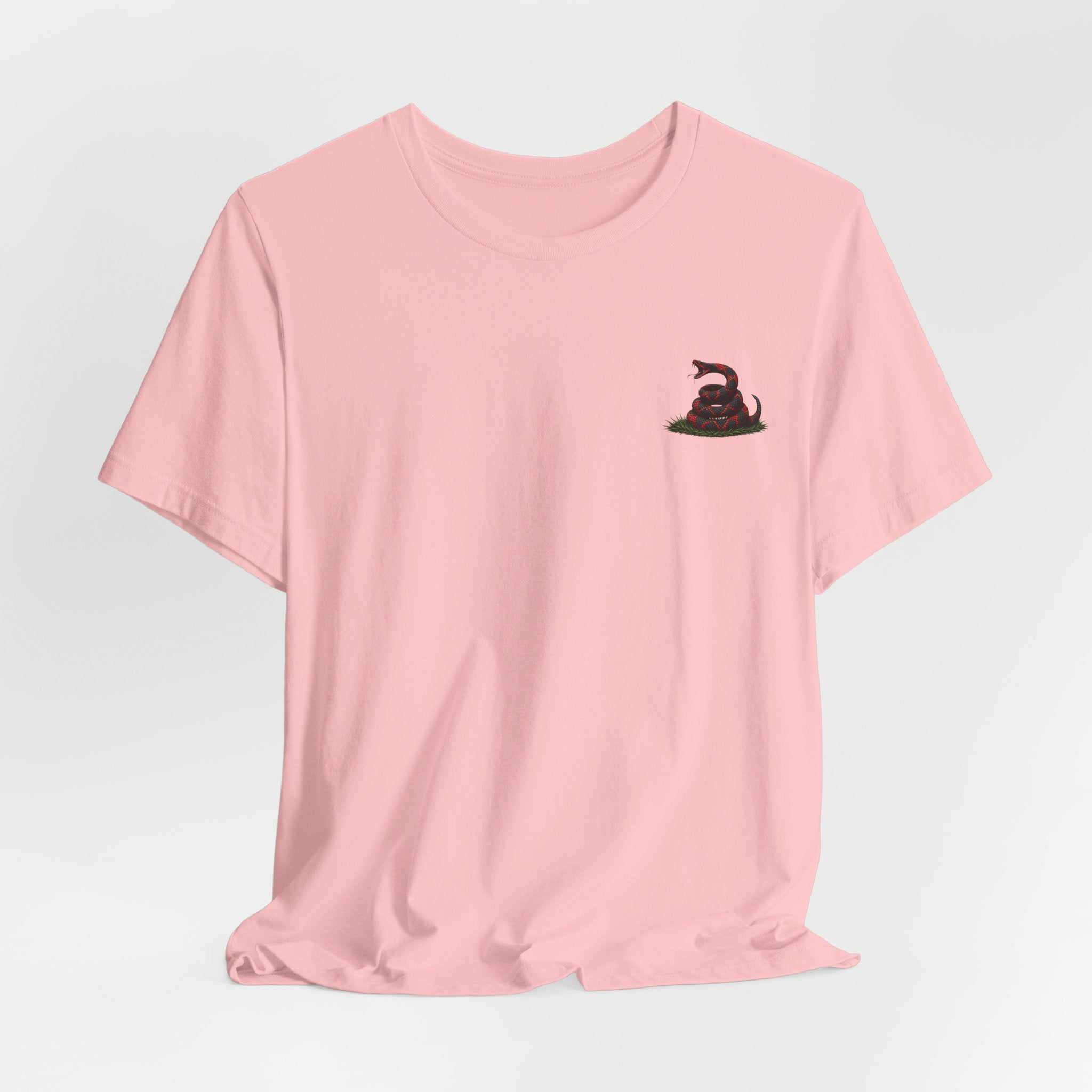 Don't Tread On Me Unisex Jersey Short Sleeve Tee Red and Black