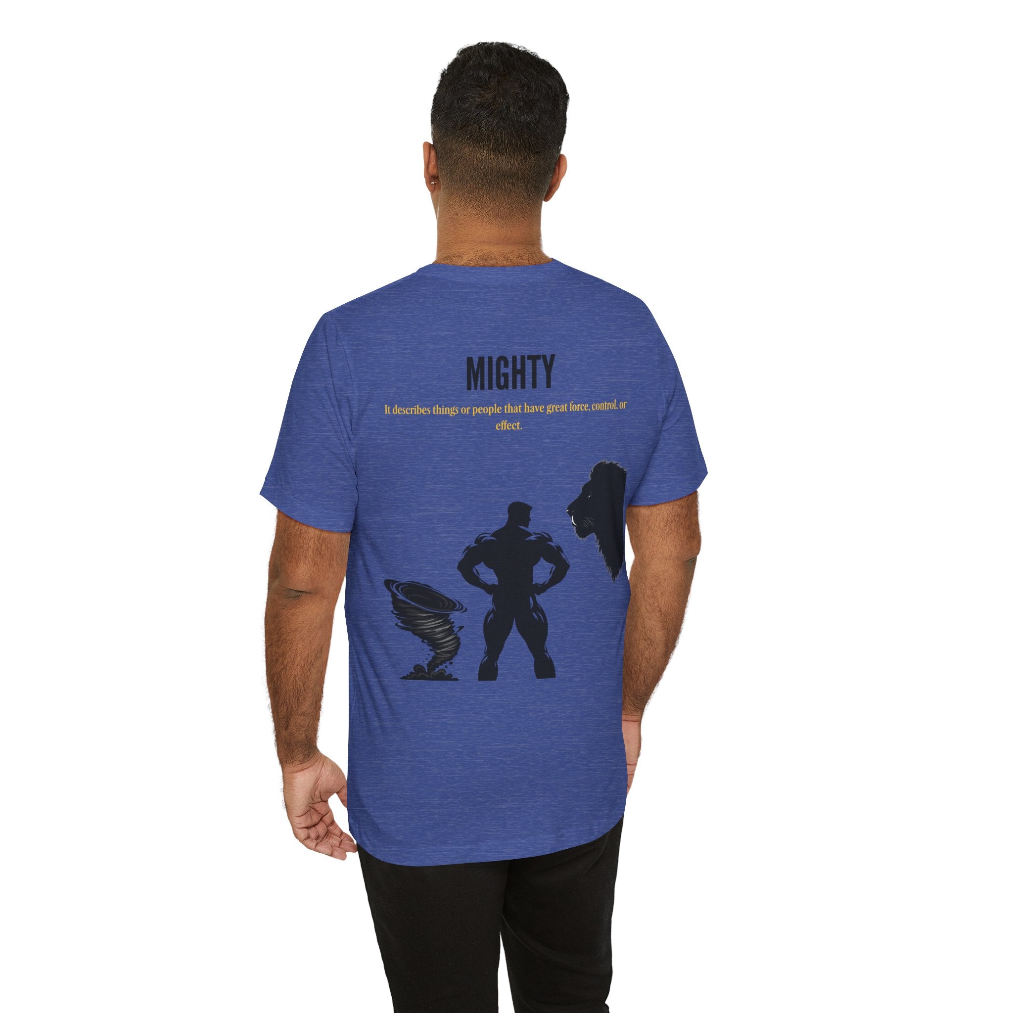 Powerful / Mighty Graphic Tee — Inspirational Strength T-Shirt