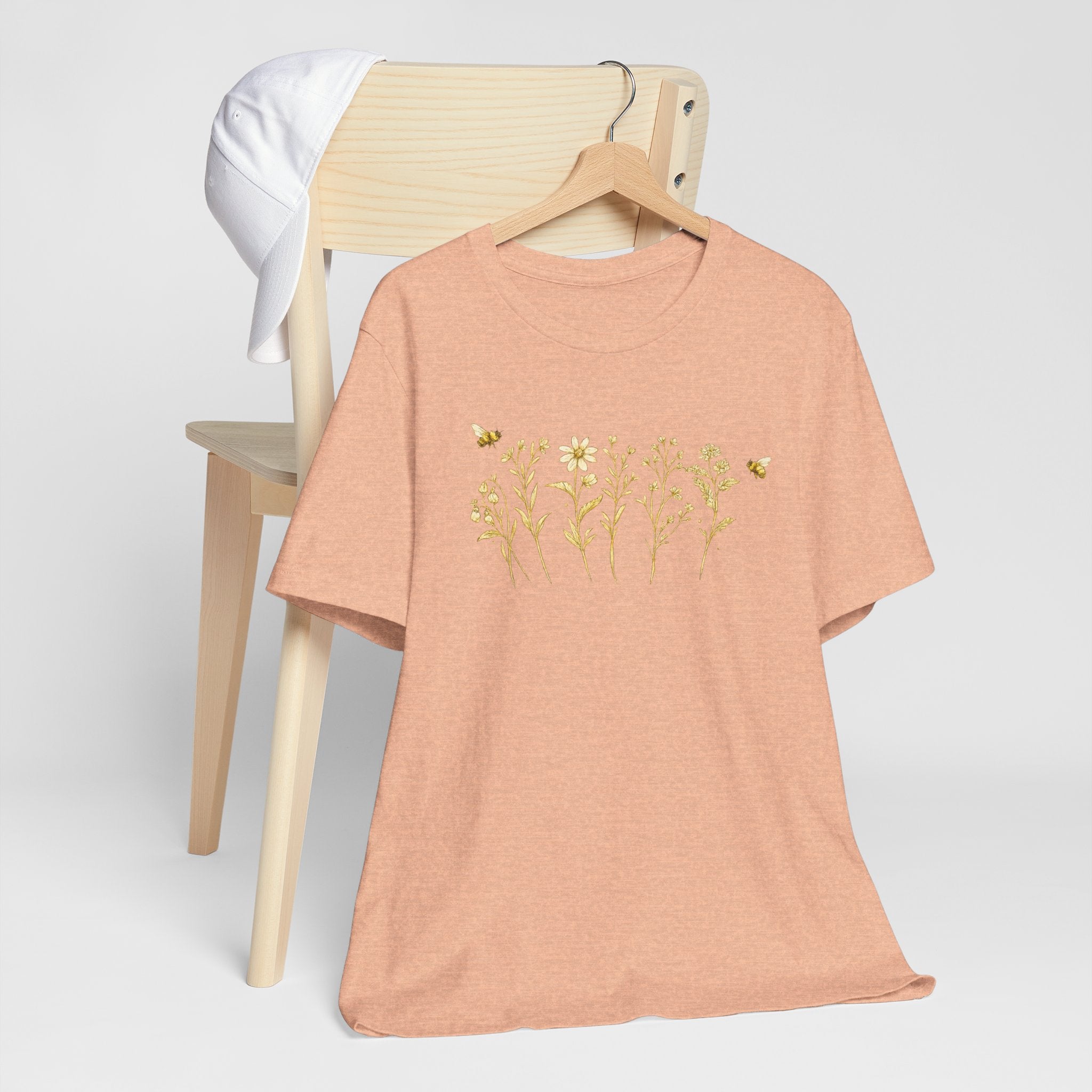 Gold Wildflower Graphic T-Shirt