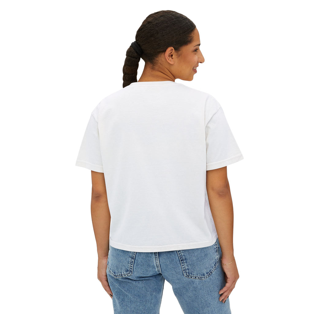 Off Duty Women's Boxy Tee — Relaxed 'Off Duty' Graphic Shirt