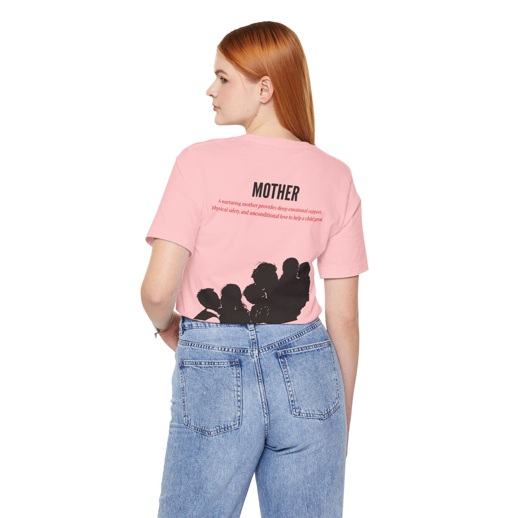 Nurturing Mother Tee — Silhouette Family Short Sleeve Shirt