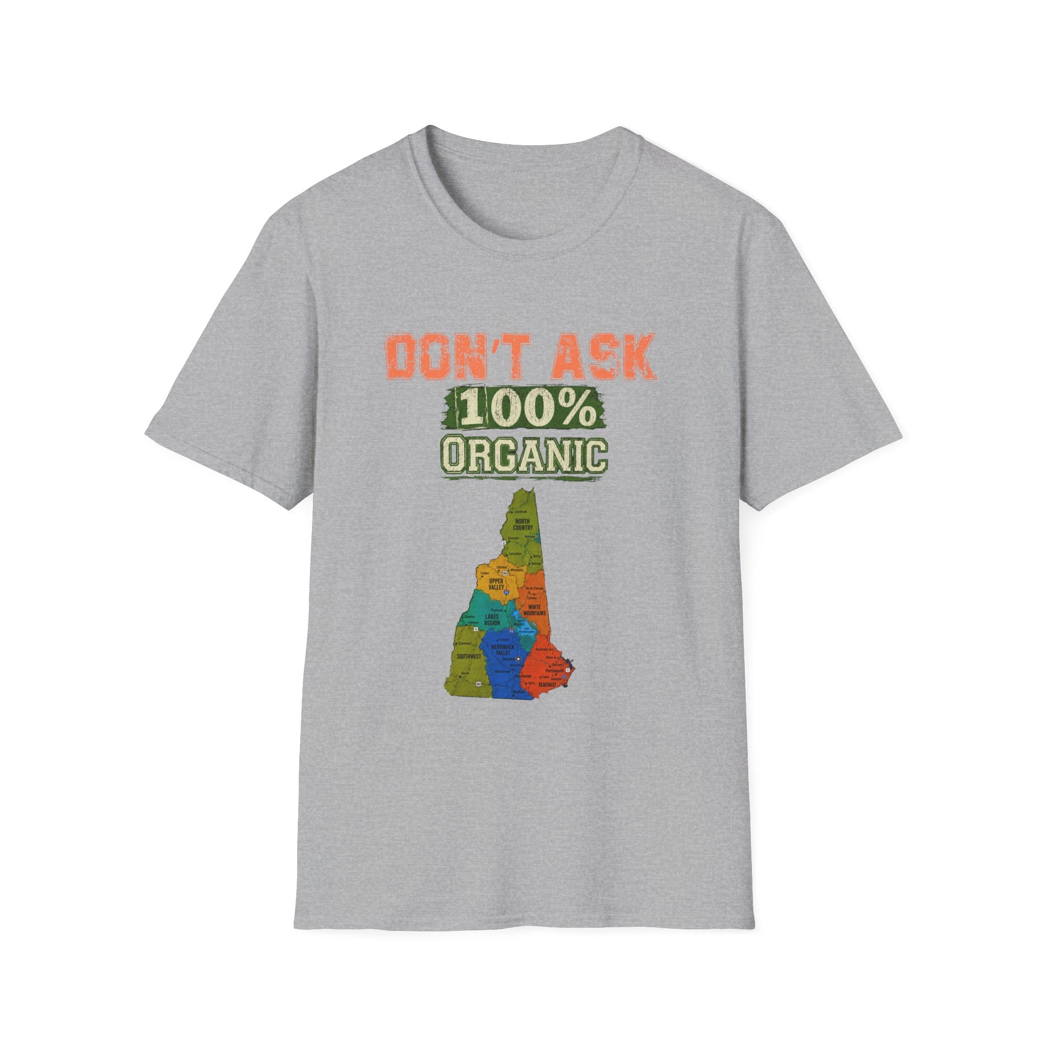 Don't Ask 100% Organic Idaho T-Shirt — Funny State Pride Tee