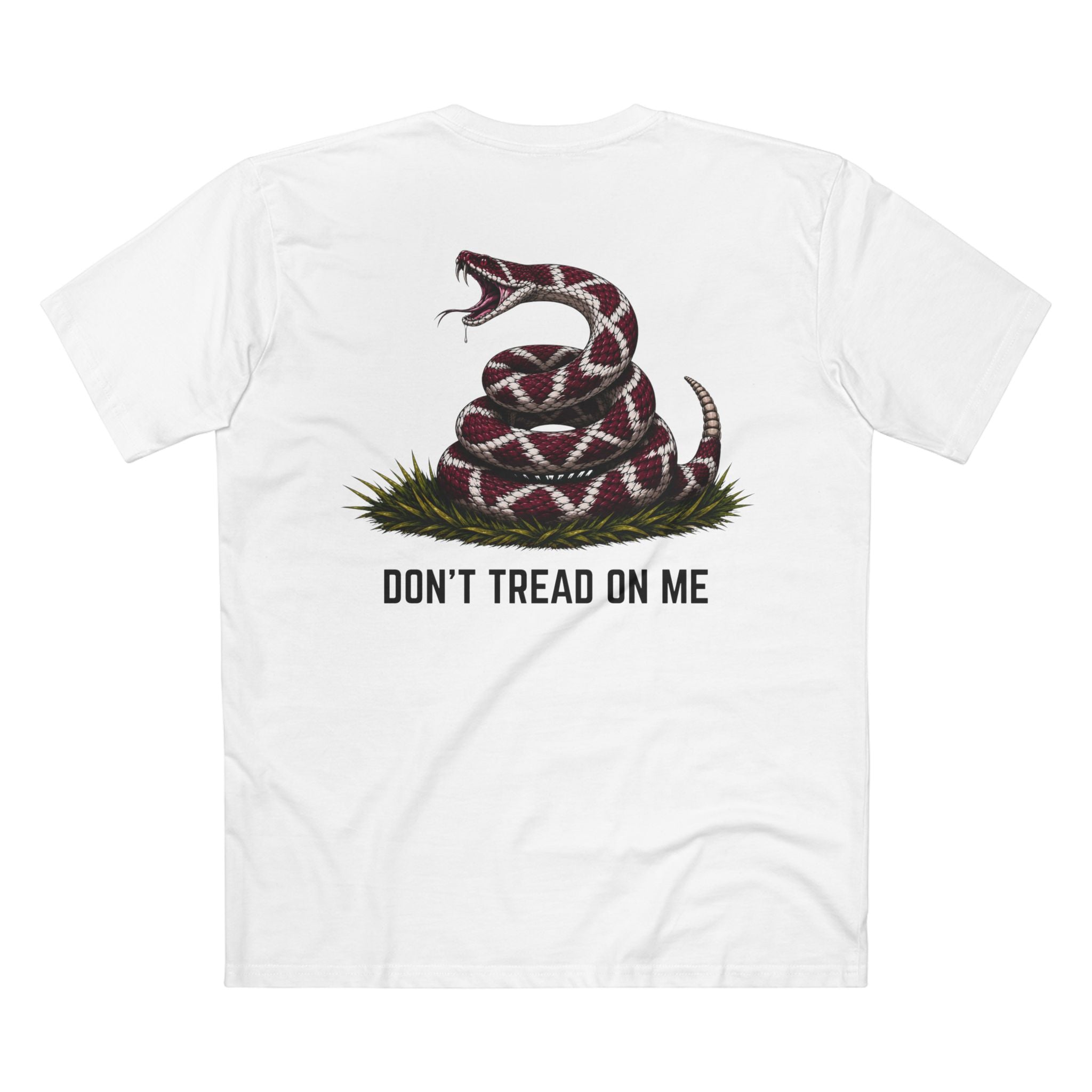 Don't Tread On Me Snake Tee — Patriotic Gadsden-style Graphic T-Shirt