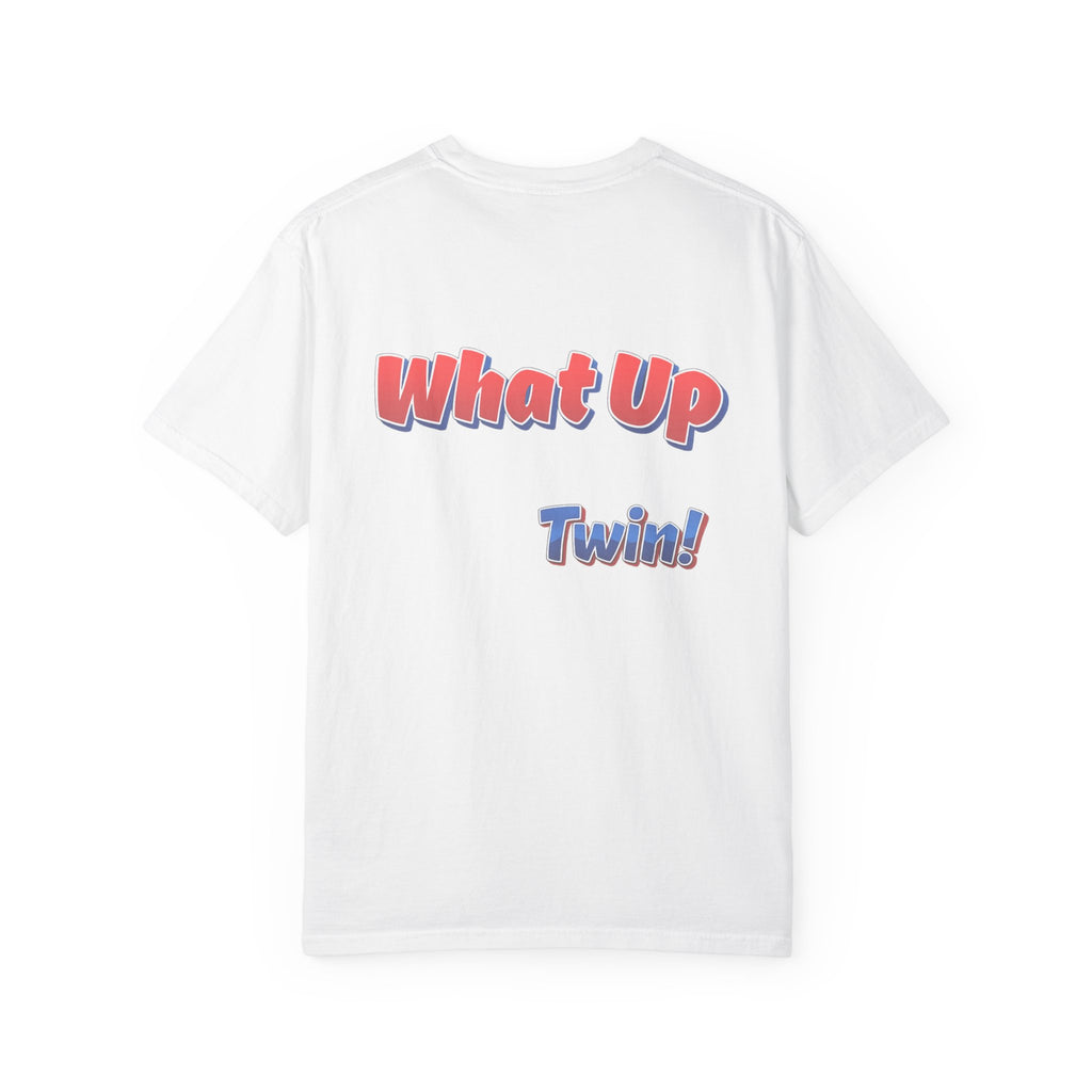 What Up Twin! Graphic T-Shirt — Cute Raccoon Character Tee