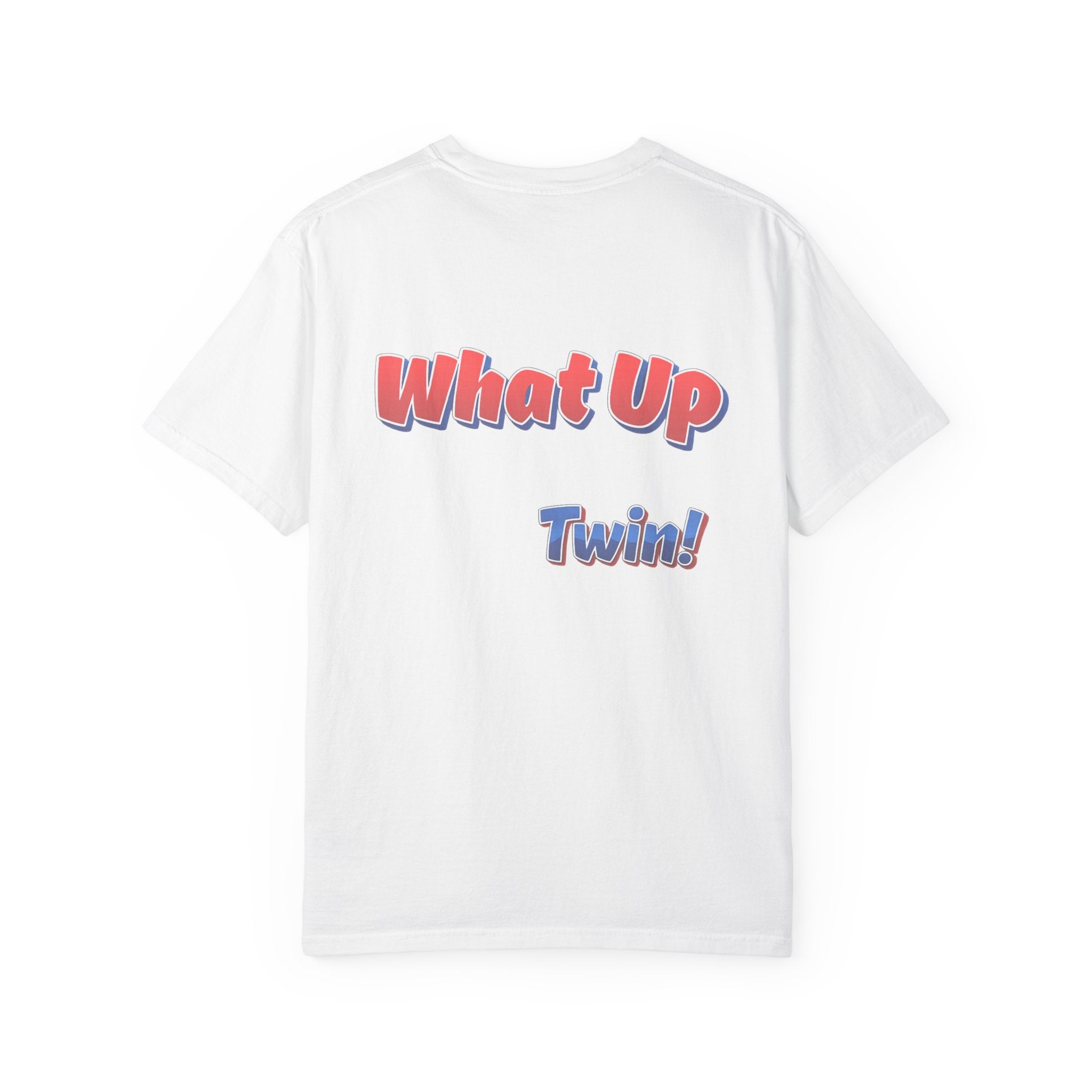 What Up Twin! Graphic T-Shirt — Cute Raccoon Character Tee