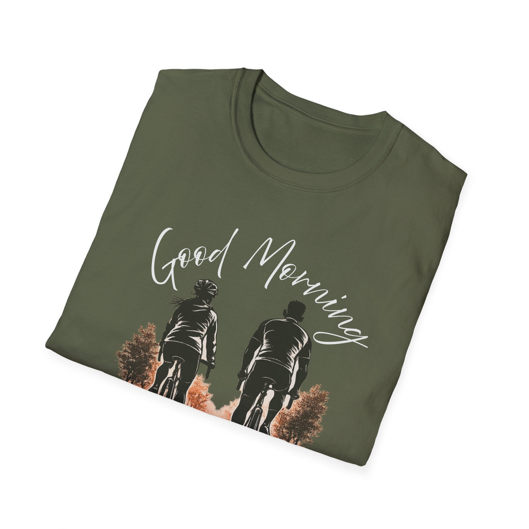 Good Morning Let's Ride T-Shirt — Biker Couple Vintage Graphic Tee