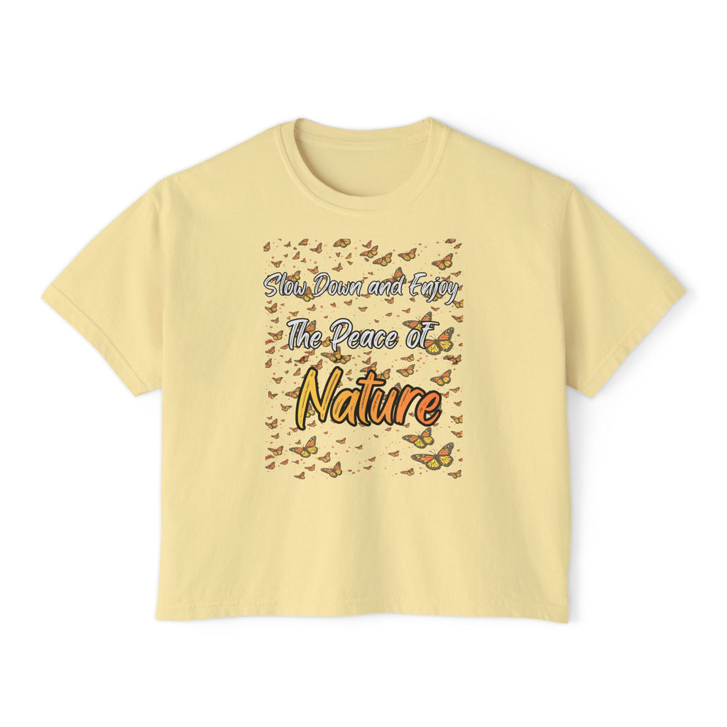 Enjoy The Peace of Nature Women’s Boxy T-Shirt