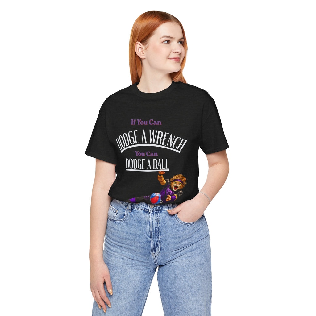 If you can Dodge a Wrench  T-Shirt — Funny Sports Tee