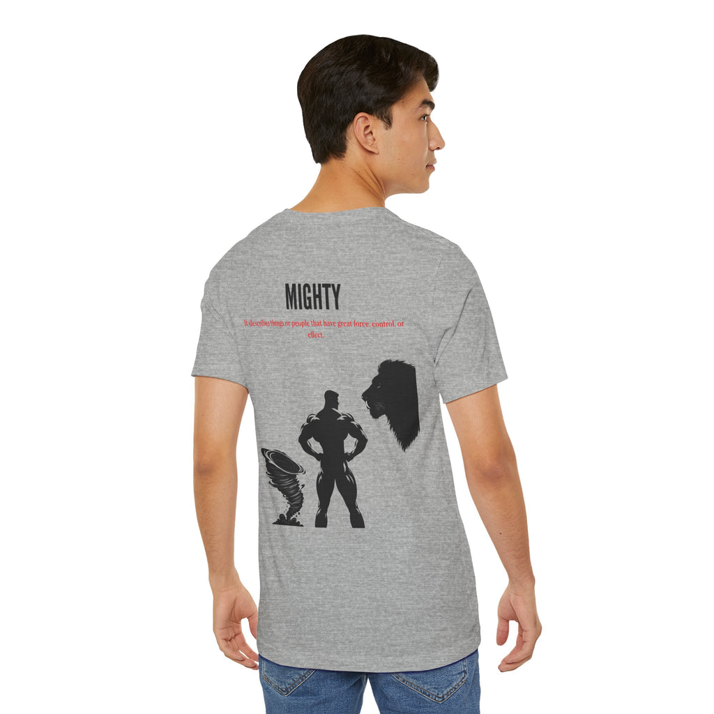 Powerful / Mighty Graphic Tee — Inspirational Strength T-Shirt