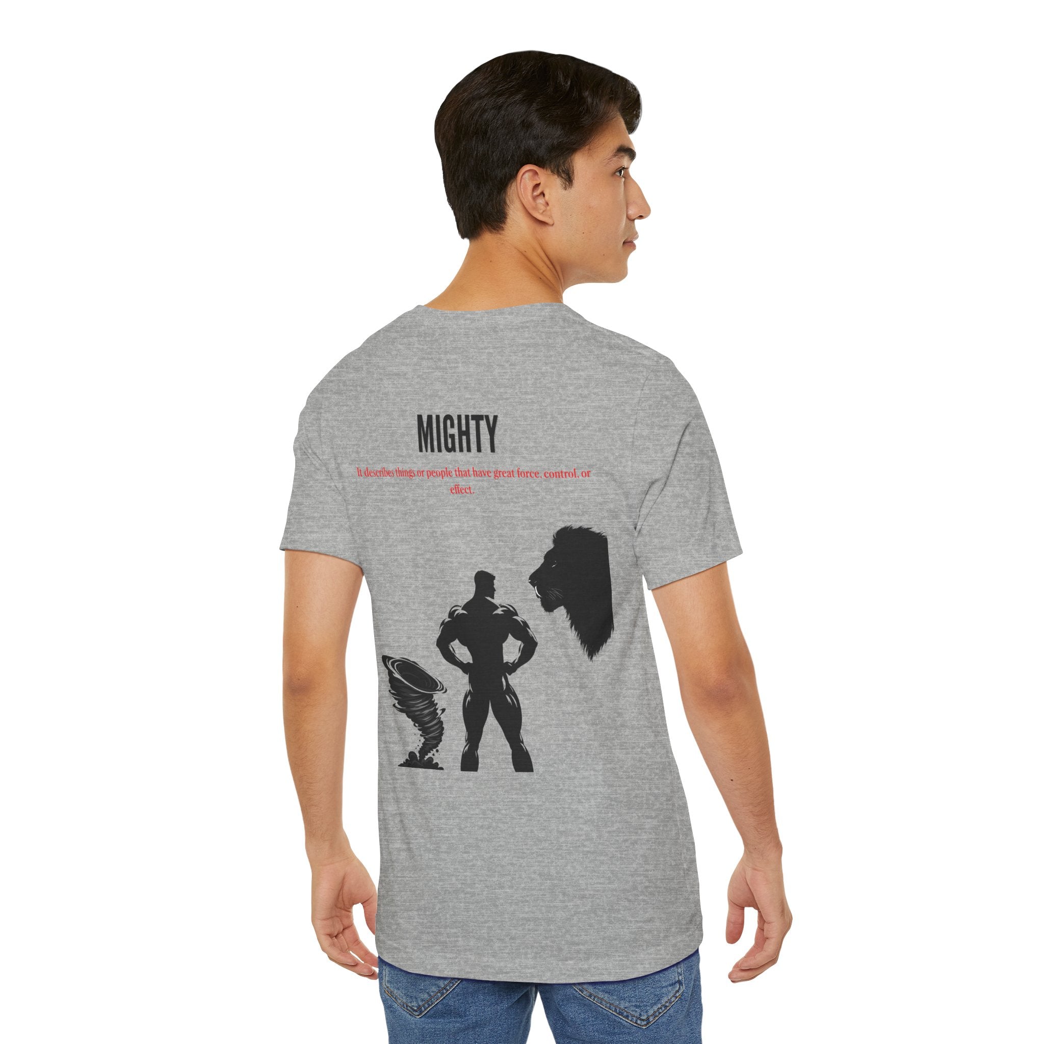 Powerful / Mighty Graphic Tee — Inspirational Strength T-Shirt