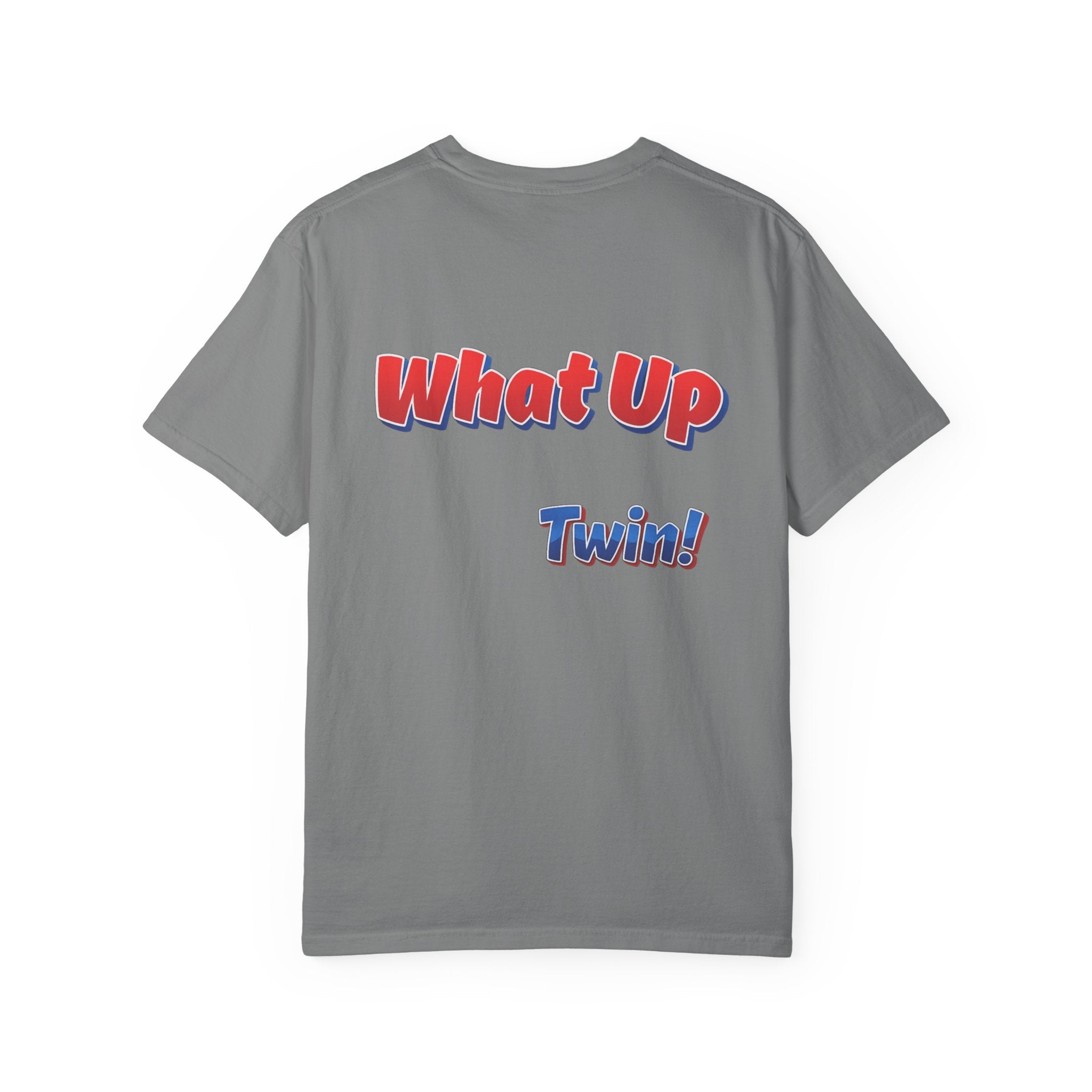 What Up Twin! Graphic T-Shirt — Cute Raccoon Character Tee