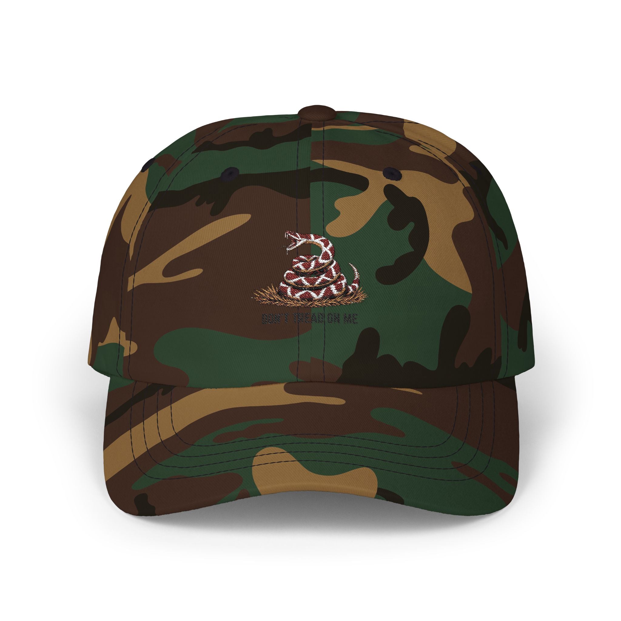 Dad Cap — Gadsden Flag 'Don't Tread On Me' Embroidered Snake Hat