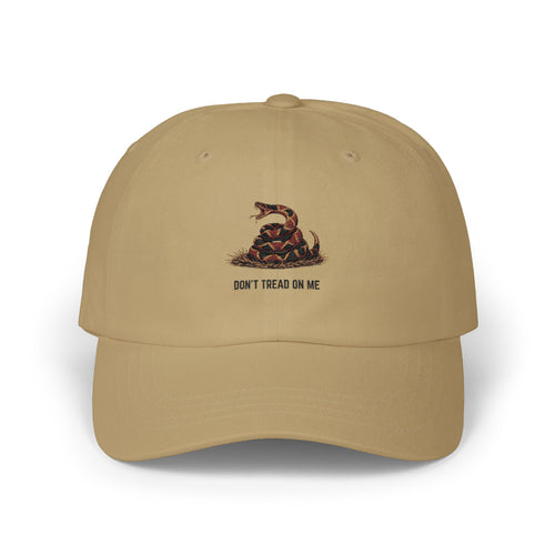 Classic Dad Cap — 'Don't Tread On Me' Gadsden Snake Embroidered Baseball Hat