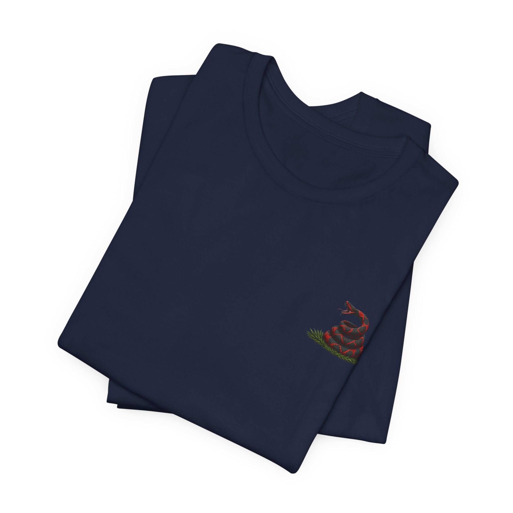 Don't Tread On Me Unisex Jersey Short Sleeve Tee Red and Black