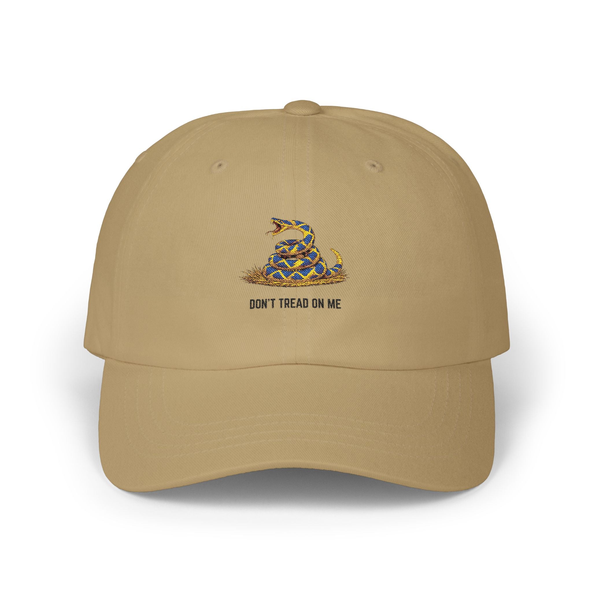 Dad Cap with Gadsden Snake "Don't Tread On Me" - Classic Embroidered Baseball Hat