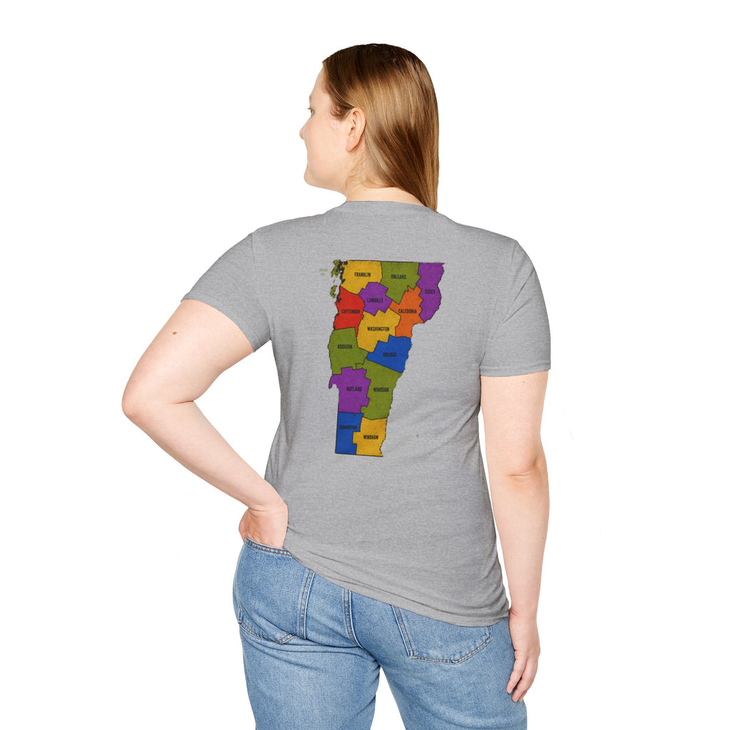 Don't Ask 100% Organic T-Shirt — Vermont Pride State Map Tee