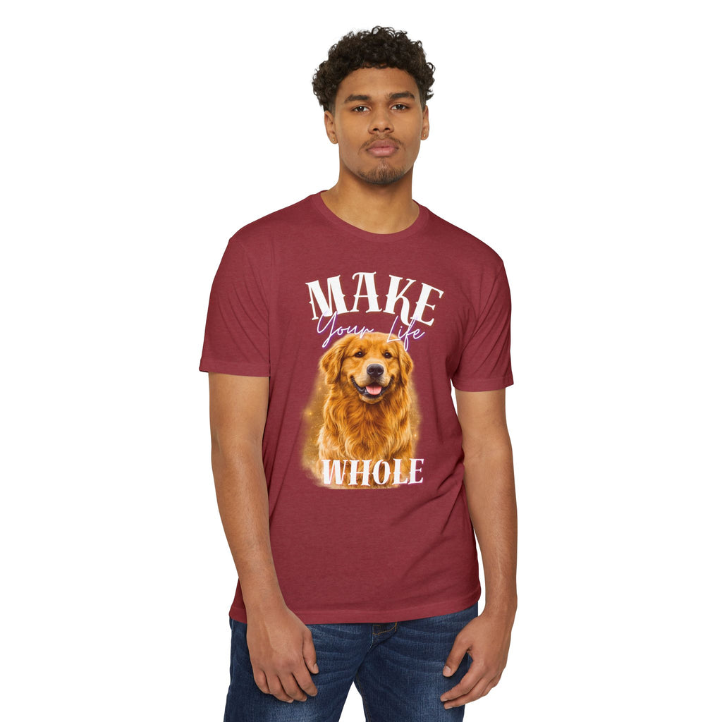 Make Your Life Whole Golden Retriever T-Shirt