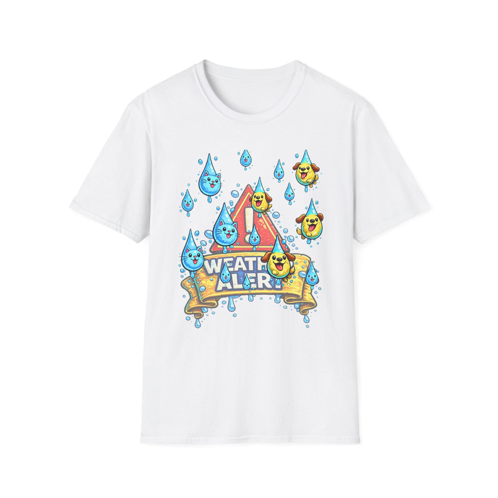 Weather Alert T-Shirt  " It's Raining Cats & Dogs"