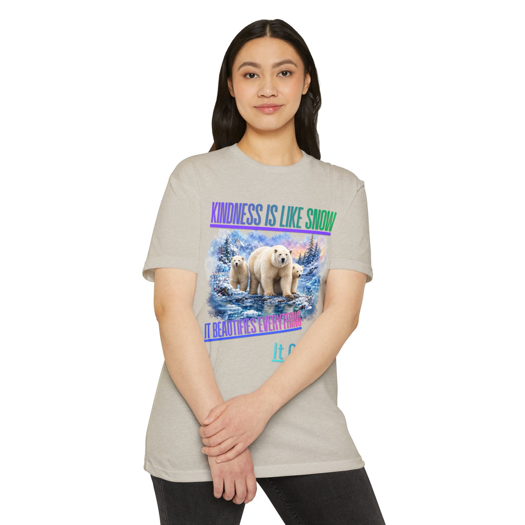Kindness Is Like Snow Polar Bear T-Shirt