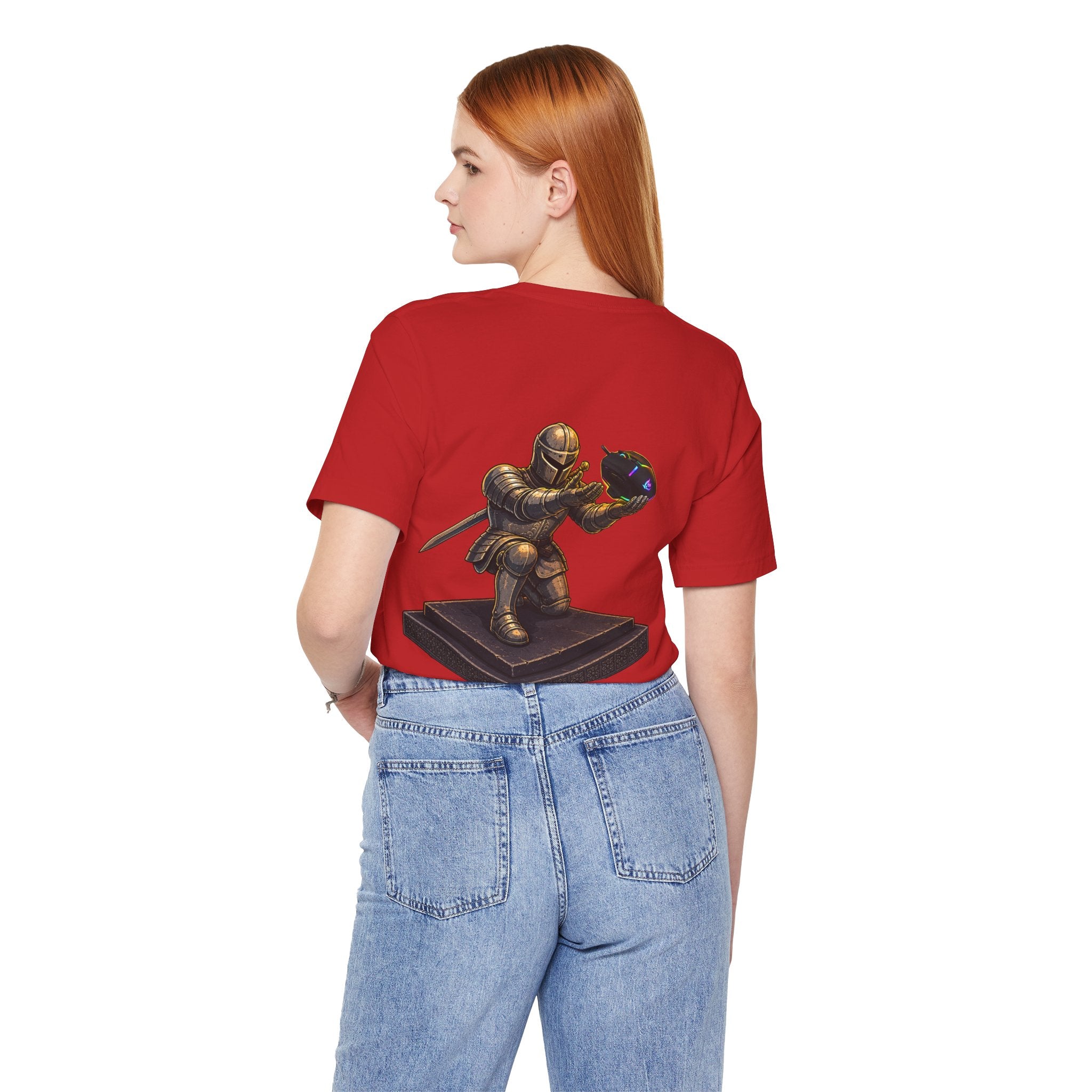 "Let Me Put You On Game" PC Mouse— Retro Gamer Knight Graphic Tee