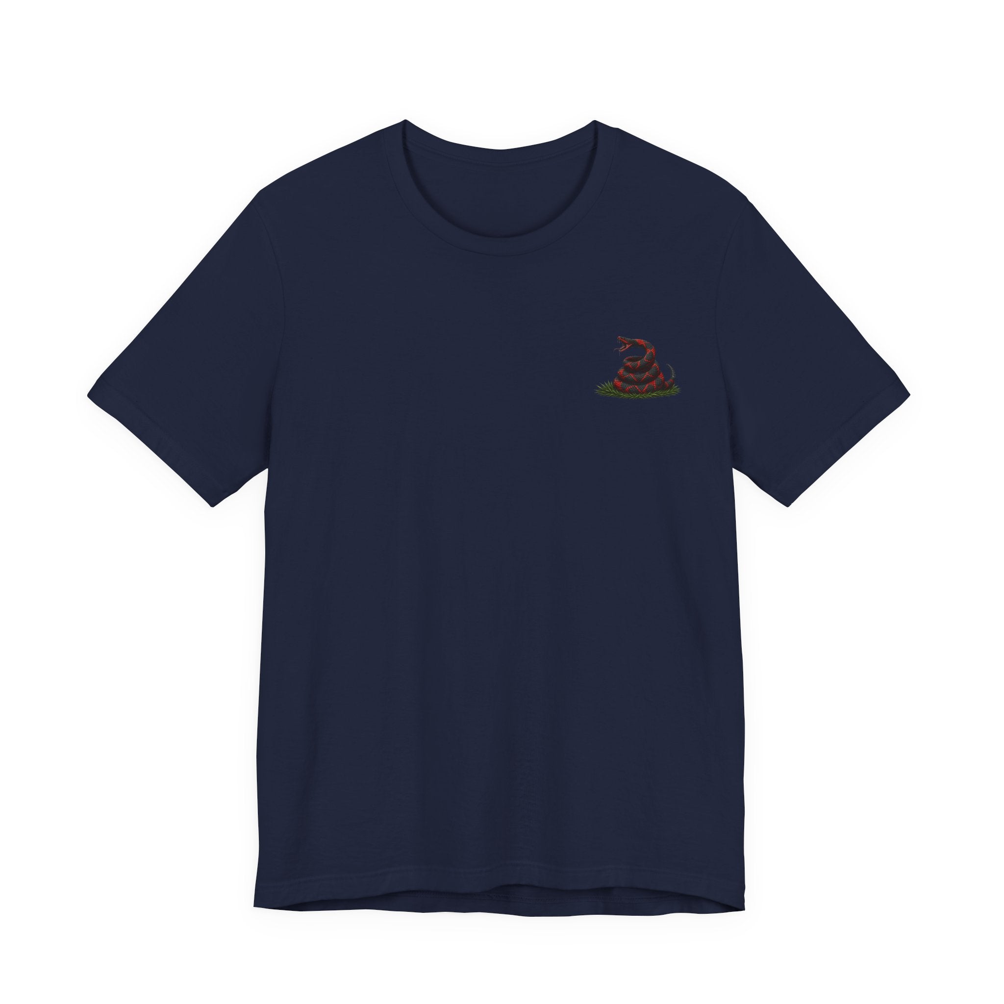 Don't Tread On Me Unisex Jersey Short Sleeve Tee Red and Black