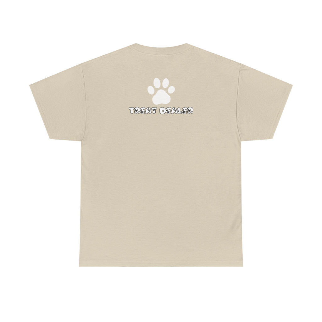 Treat Dealer T-Shirt — Funny Dog Shirt with Paw Print