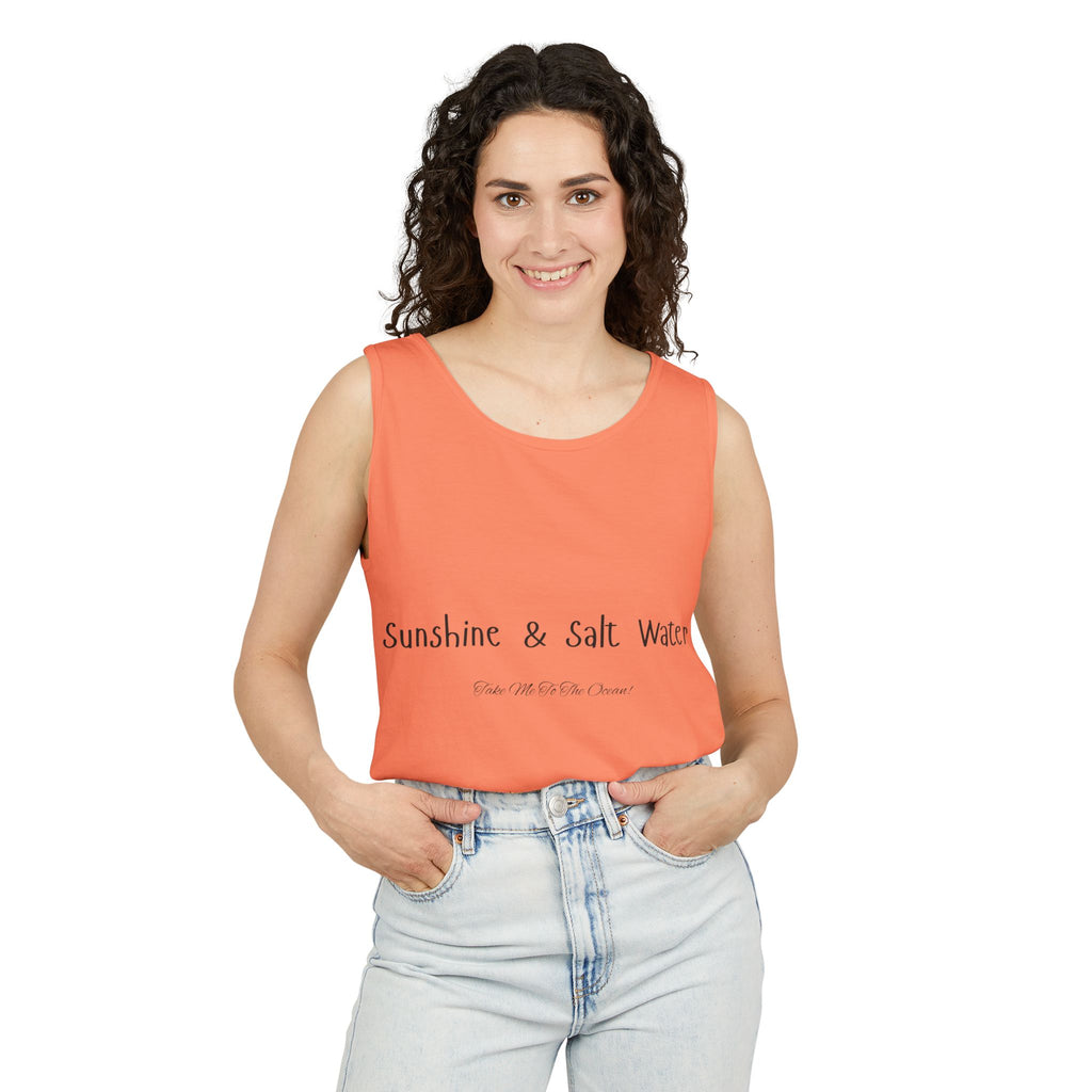 "Sunshine & Salt Water" Beach Graphic