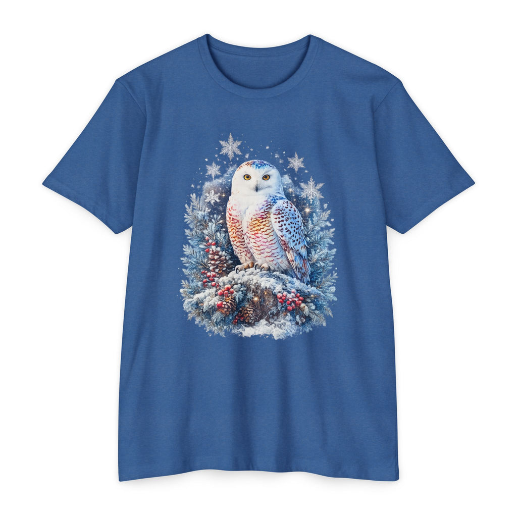 Snowy Owl Festive Holiday Winter T-Shirt