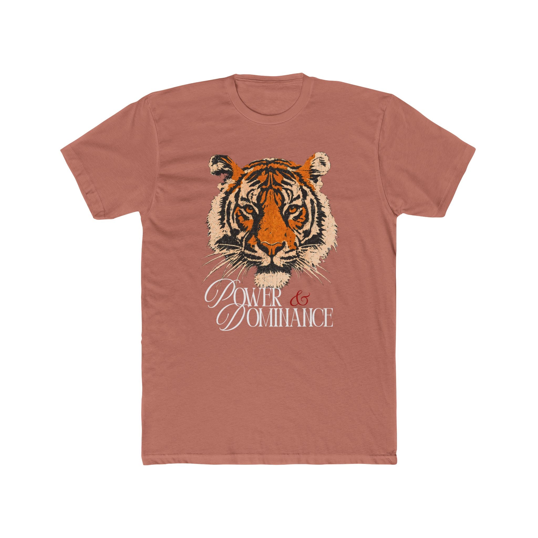Tiger Head "Power & Dominance" Crew Tee