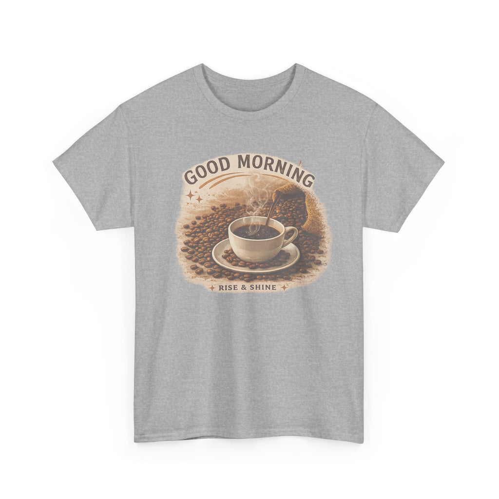 Good Morning' Rise & Shine Vintage Coffee T-Shirt