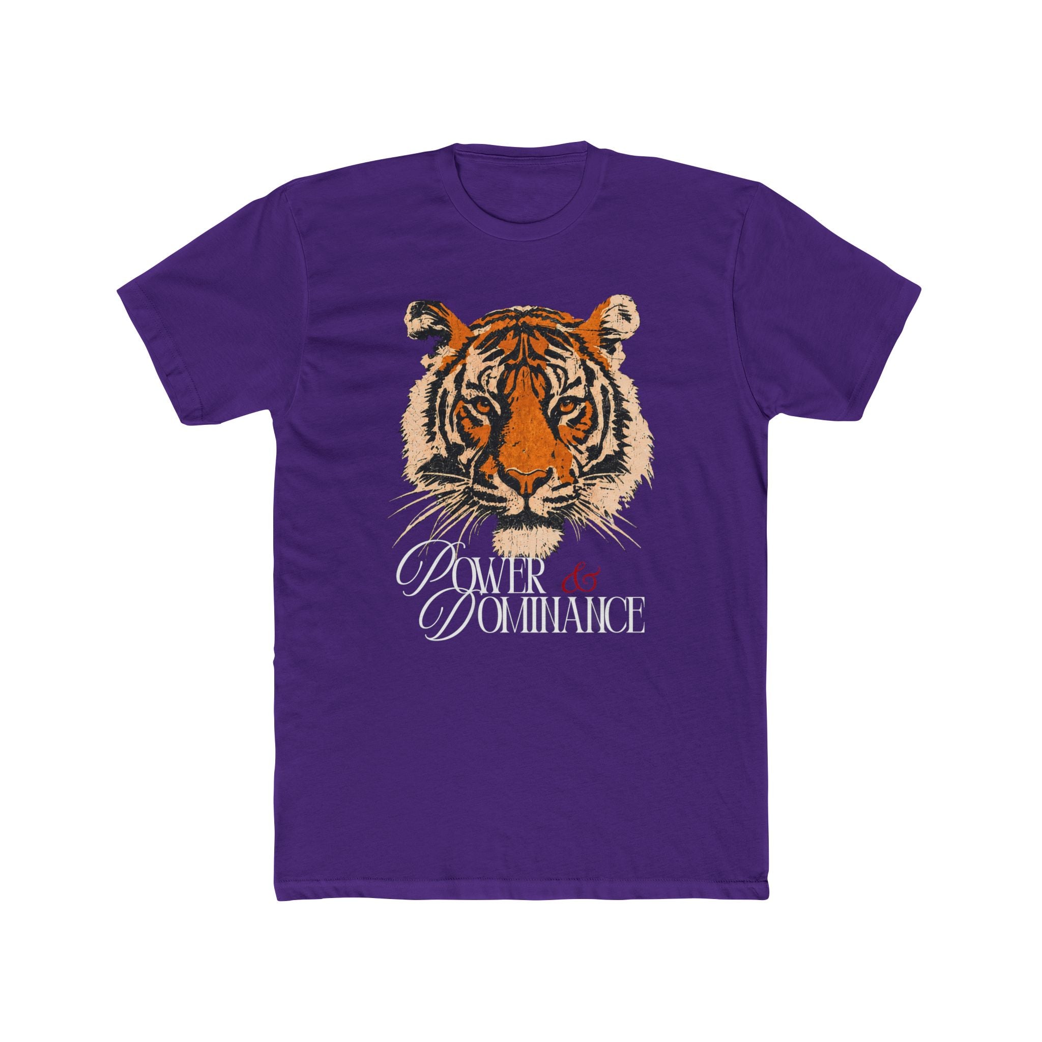 Tiger Head "Power & Dominance" Crew Tee