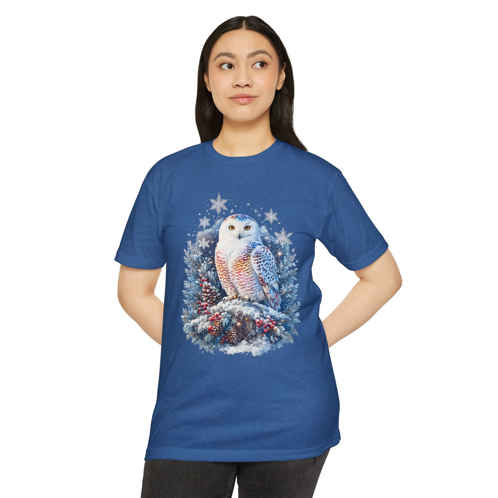 Snowy Owl Festive Holiday Winter T-Shirt