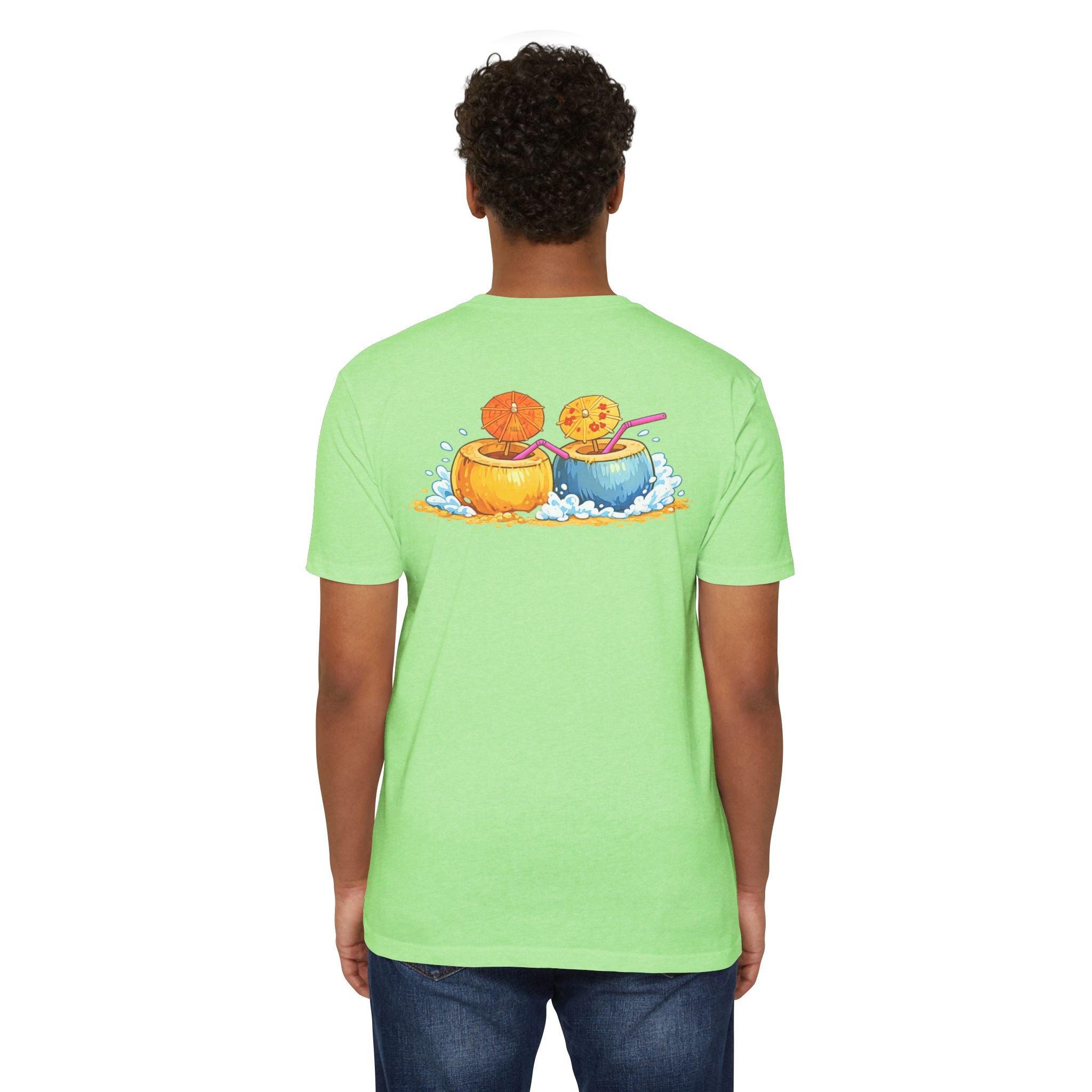 "Beaches, Vacations, & Good Drinks" Tropical Drink Tee