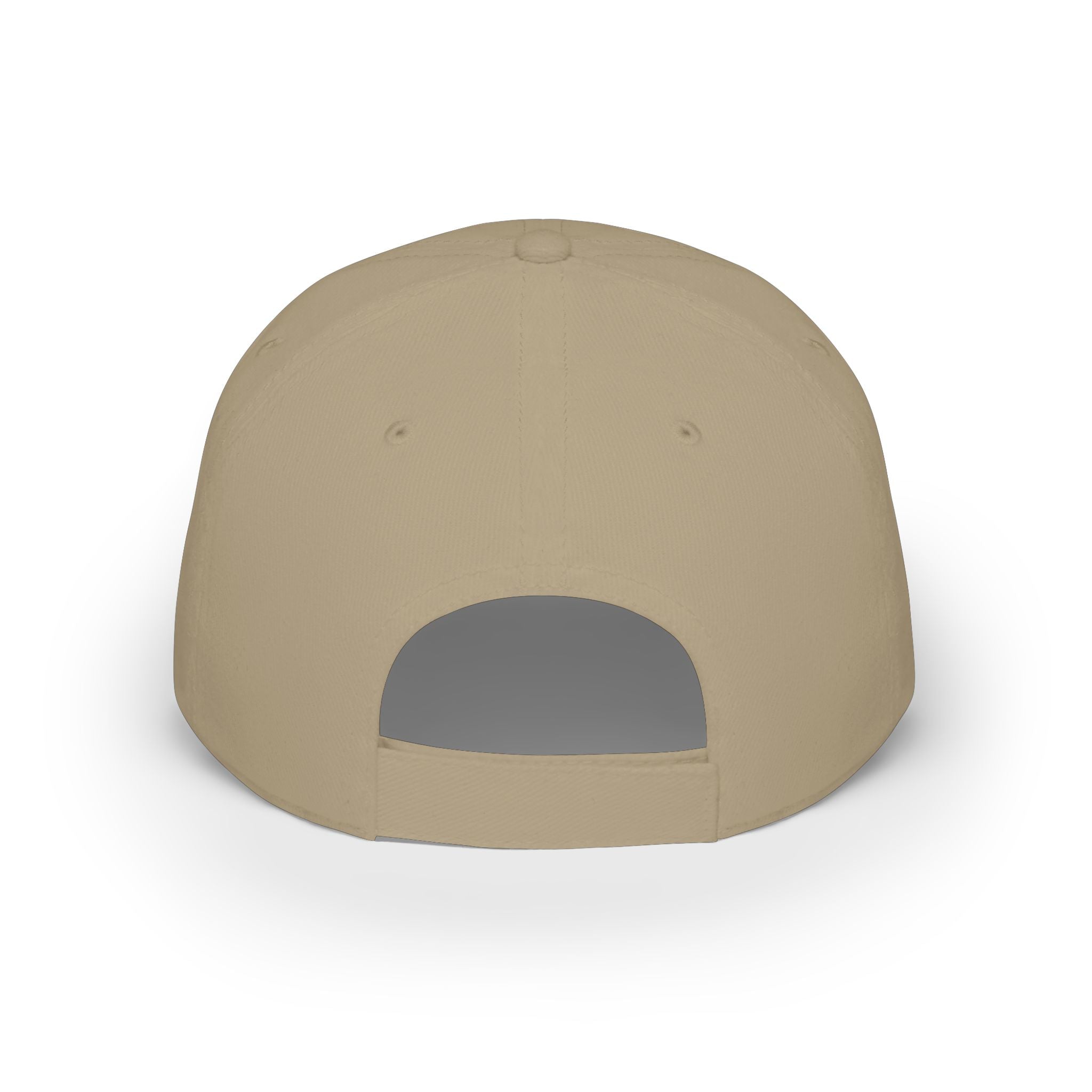 Red 'POWERFUL' Embroidered Low Profile Baseball Cap