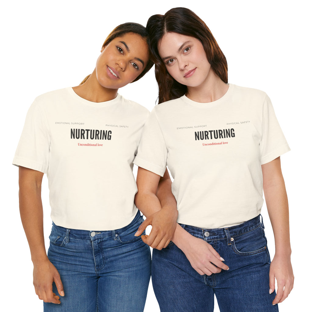 Nurturing Mother Tee — Silhouette Family Short Sleeve Shirt
